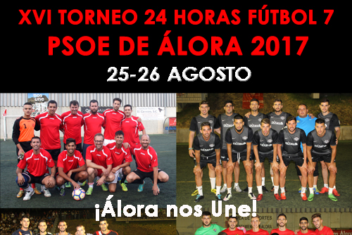 XVI Torneo 24 horas Ftbol 7 Psoe de lora