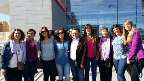 Encuentro de las candidatas socialistas malagueas a las prximas Elecciones