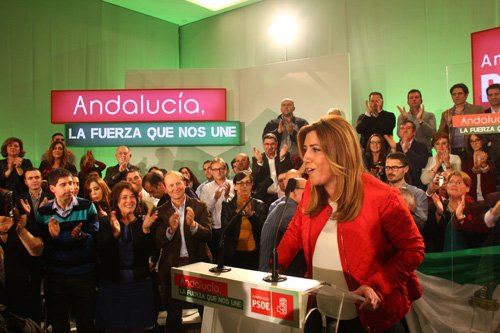 Acto pblico en Granada con Susana Daz