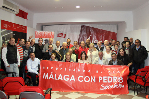 Acto de la Plataforma de apoyo a Pedro Snchez en nuestra Sede