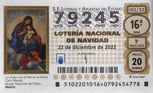 Lotera de Navidad 2022 Psoe de lora