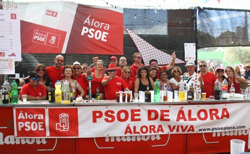 Un ao ms, el Psoe de lora, presente en la Romera