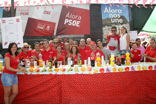 El Psoe de lora vuelve a estar presente en la Romera