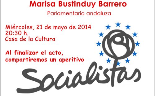 Acto pblico con Marisa Bustinduy